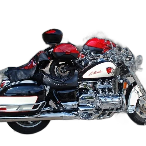 weapon, photorealistic, 3d render, concept art, row, motorcycles, parked, street transparent PNG cut-out