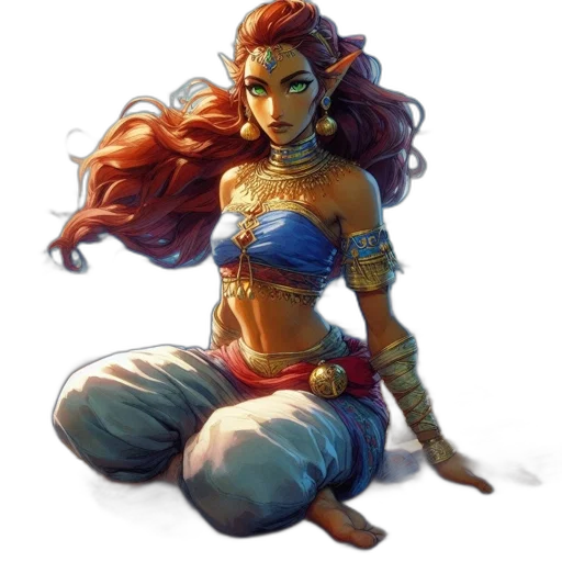 fantasy art, concept art, pixel art, comic book art transparent PNG cut-out
