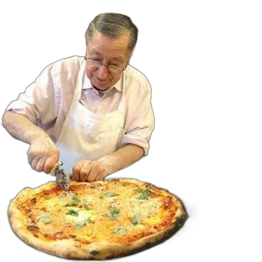 food, man, apron, cutting transparent PNG cut-out