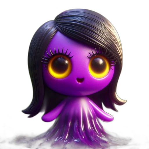 creature, hair, face, mask, concept art, 3d render, fantasy art, photorealistic transparent PNG cut-out