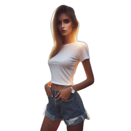 dress, jacket, jewelry, face, photorealistic, 3d render, pixel art, cartoon transparent PNG cut-out