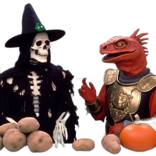 dragon, concept art, two, characters, occupy, room, skeletal, figure transparent PNG cut-out