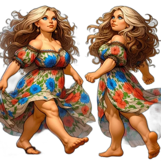 dress, concept art, fantasy art, photorealistic, pixel art, earth tones, two, illustrations transparent PNG cut-out