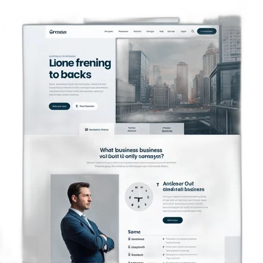 business, website, template, great transparent PNG cut-out