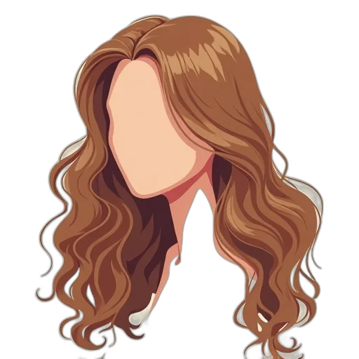 hair, face, mask, staff, cartoon, pixel art, anime, photorealistic transparent PNG cut-out