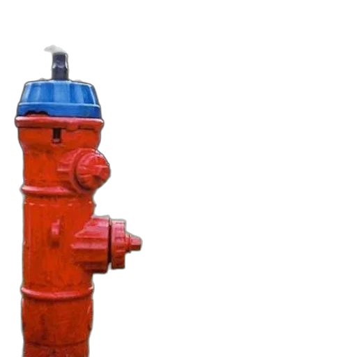 bottle, staff, weapon, 3d render, vibrant, red, fire, hydrant transparent PNG cut-out