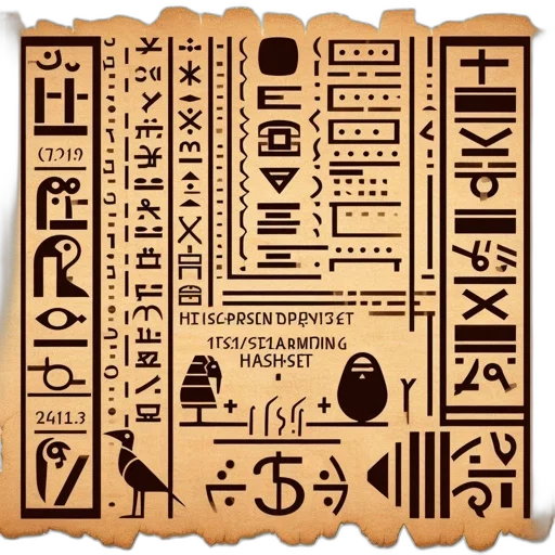 concept art, ancient, script, reminiscent, egyptian, hieroglyphics, columns, diverse transparent PNG cut-out