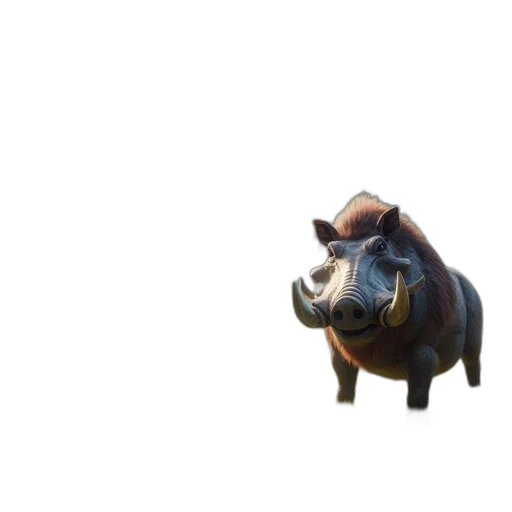 animal, weapon, hat, creature, concept art, 3d render, fantasy art, photorealistic transparent PNG cut-out