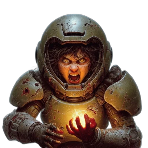robot, face, mask, concept art, comic book art, photorealistic, fantasy art, outer space transparent PNG cut-out