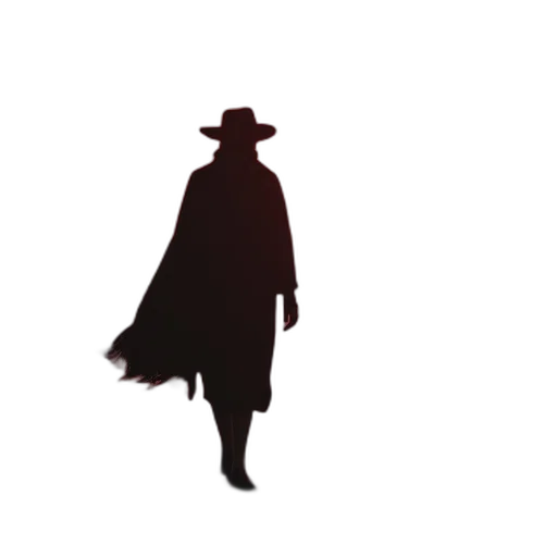 hat, jacket, staff, mask transparent PNG cut-out