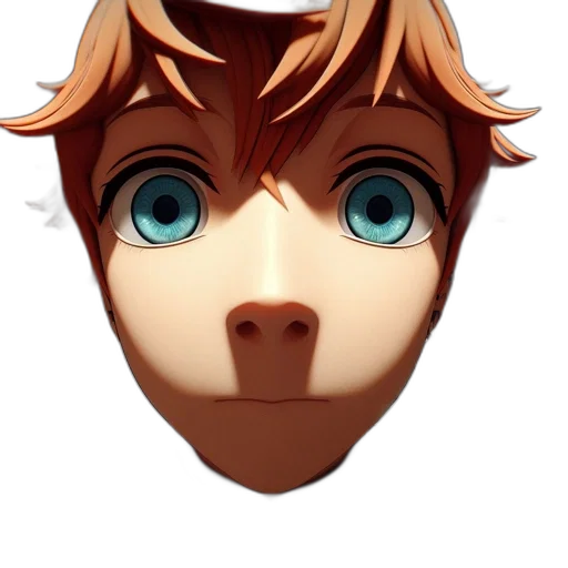 face, mask, crown, creature, 3d render, concept art, anime, cartoon transparent PNG cut-out