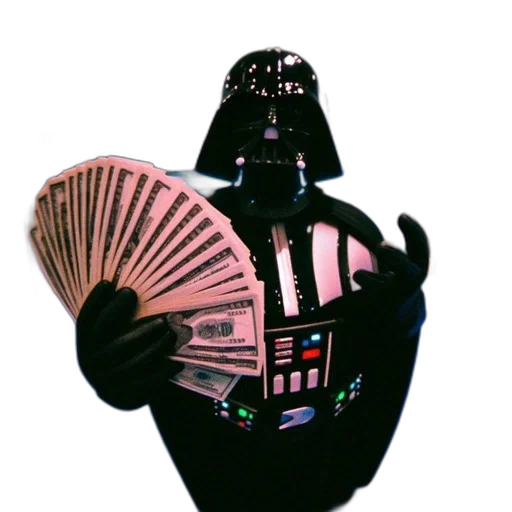 mask, umbrella, weapon, concept art, 3d render, vaporwave, photorealistic, darth transparent PNG cut-out