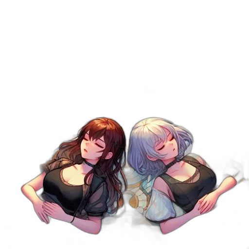 jacket, hair, pixel art, concept art, watercolor, anime, outer space, neon lights transparent PNG cut-out