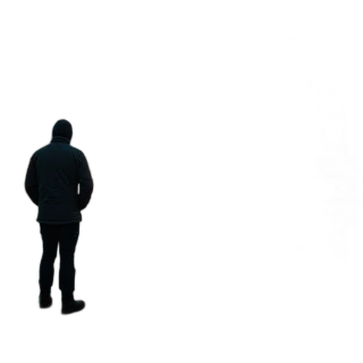 jacket, staff, face, robot transparent PNG cut-out