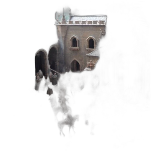 building, dragon, robot, face, concept art, watercolor, photorealistic, fantasy art transparent PNG cut-out