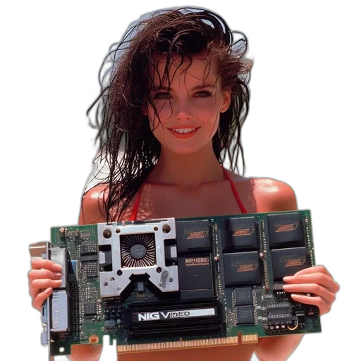 robot, weapon, cyberpunk, vaporwave, pixel art, 3d render, woman, wearing transparent PNG cut-out
