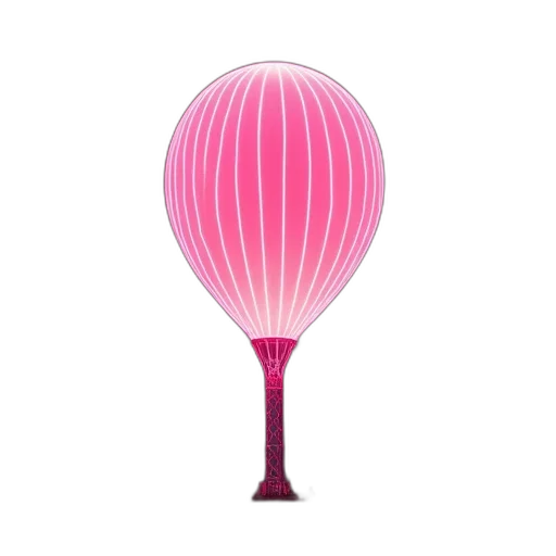 umbrella, staff, bottle, flower, 3d render, concept art, vaporwave, pixel art transparent PNG cut-out