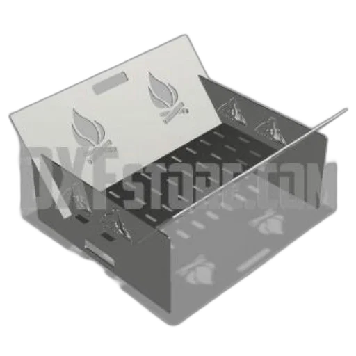 jewelry, furniture, 3d render, black, white, image, metal, box transparent PNG cut-out