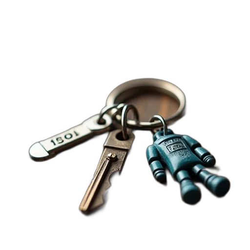 robot, jewelry, weapon, staff transparent PNG cut-out