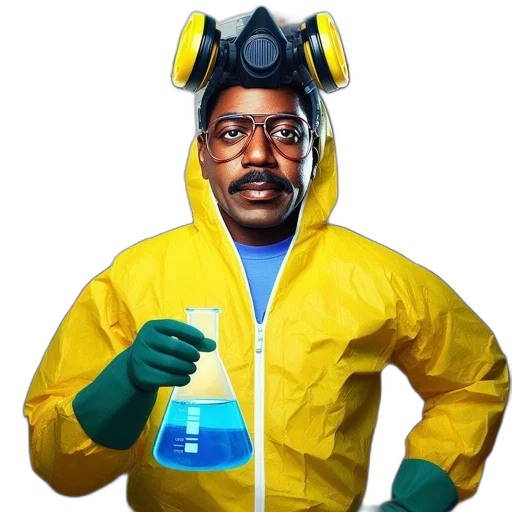 jacket, mask, staff, concept art, characters, breaking, bad, jurassic transparent PNG cut-out