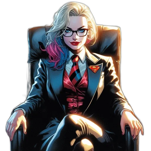 jacket, comic book art, cartoon, concept art, cyberpunk, neon lights, confident, female transparent PNG cut-out