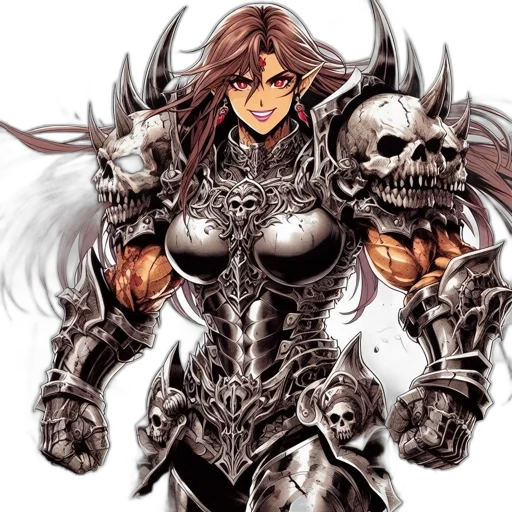comic book art, fantasy art, concept art, pixel art, intense, setting, female, animated transparent PNG cut-out