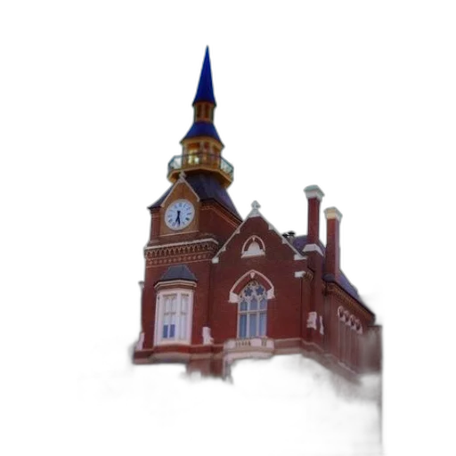 building, staff, crown, hat, concept art, 3d render, photorealistic, watercolor transparent PNG cut-out
