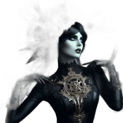 mask, jewelry, staff, crown, fantasy art, concept art, comic book art, 3d render transparent PNG cut-out