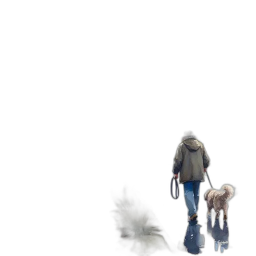 umbrella, animal, creature, concept art, photorealistic, watercolor, 3d render, fog transparent PNG cut-out