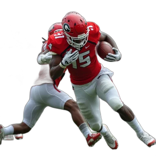 derek, jennings, tackled, georgia transparent PNG cut-out