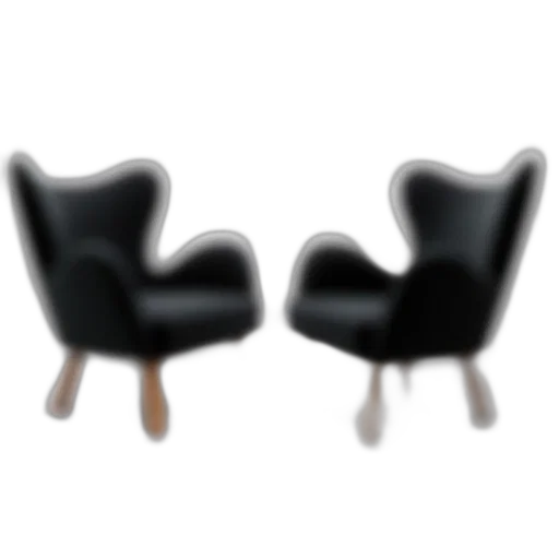 furniture, shoes, hair, jewelry, 3d render, concept art, photorealistic, monochrome transparent PNG cut-out