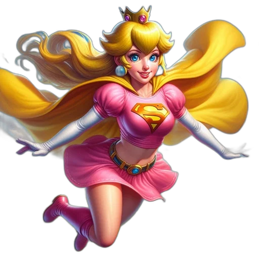crown, dress, concept art, fantasy art, 3d render, pixel art, animated, female transparent PNG cut-out
