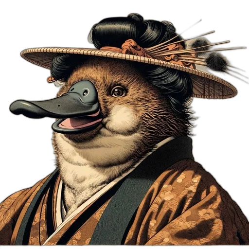 mask, hat, animal, face, photorealistic, concept art, 3d render, watercolor transparent PNG cut-out