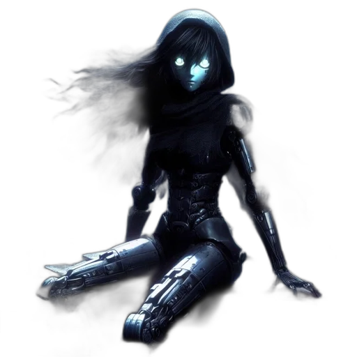 mask, robot, creature, face, concept art, cyberpunk, fantasy art, 3d render transparent PNG cut-out
