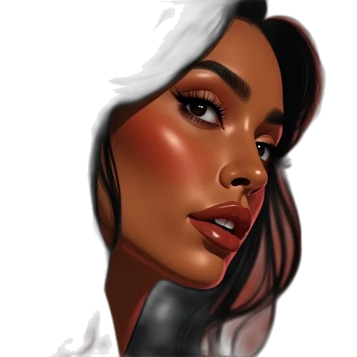 face, photorealistic, fantasy art, concept art transparent PNG cut-out