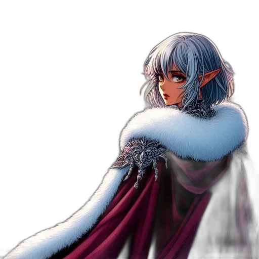 fantasy art, concept art, watercolor, pixel art, snow, blue, monochrome, red transparent PNG cut-out