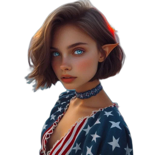 face, dress, jacket, weapon, photorealistic, fantasy art, cartoon, oil painting transparent PNG cut-out