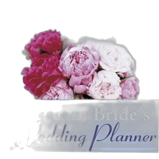 flower, 3d render, conscious, bride, wedding, planner, book, cover transparent PNG cut-out