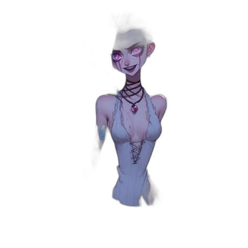 staff, creature, jewelry, mask, concept art, fantasy art, 3d render, vaporwave transparent PNG cut-out