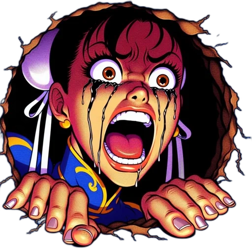 face, creature, staff, mask, anime, concept art, pixel art, comic book art transparent PNG cut-out