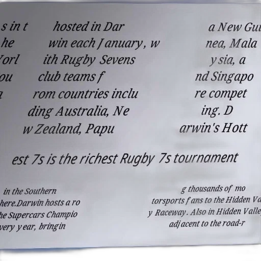 list, events, darwin, australia, including, world, cup, rugby transparent PNG cut-out