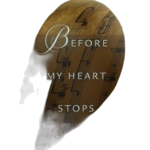 before, heart, stops, memoir, book, cover, featuring, heart-shaped transparent PNG cut-out