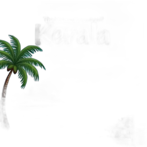 umbrella, tree, animal, hat, photorealistic, 3d render, concept art, vaporwave transparent PNG cut-out