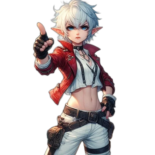 staff, weapon, jacket, sword, concept art, fantasy art, pixel art, anime transparent PNG cut-out