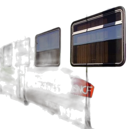 3d render, concept art, photorealistic, train transparent PNG cut-out