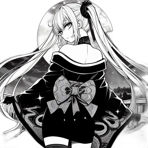 dress, jacket, staff, crown, anime, concept art, cartoon, fantasy art transparent PNG cut-out