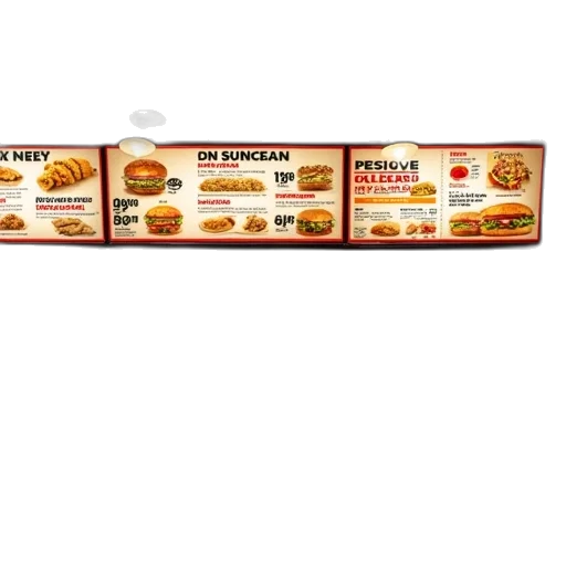 food, menu, fast, restaurant, two, outlets transparent PNG cut-out