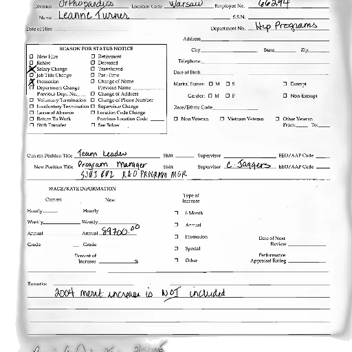document, titled, reason, status, notice, details, about, employee transparent PNG cut-out