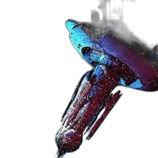 weapon, sword, robot, staff, vaporwave, concept art, 3d render, cyberpunk transparent PNG cut-out