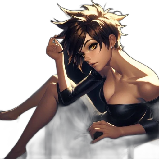 dress, weapon, concept art, anime, fantasy art, photorealistic, neon lights, golden transparent PNG cut-out